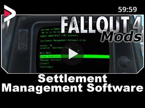 settlement management software fallout 4.